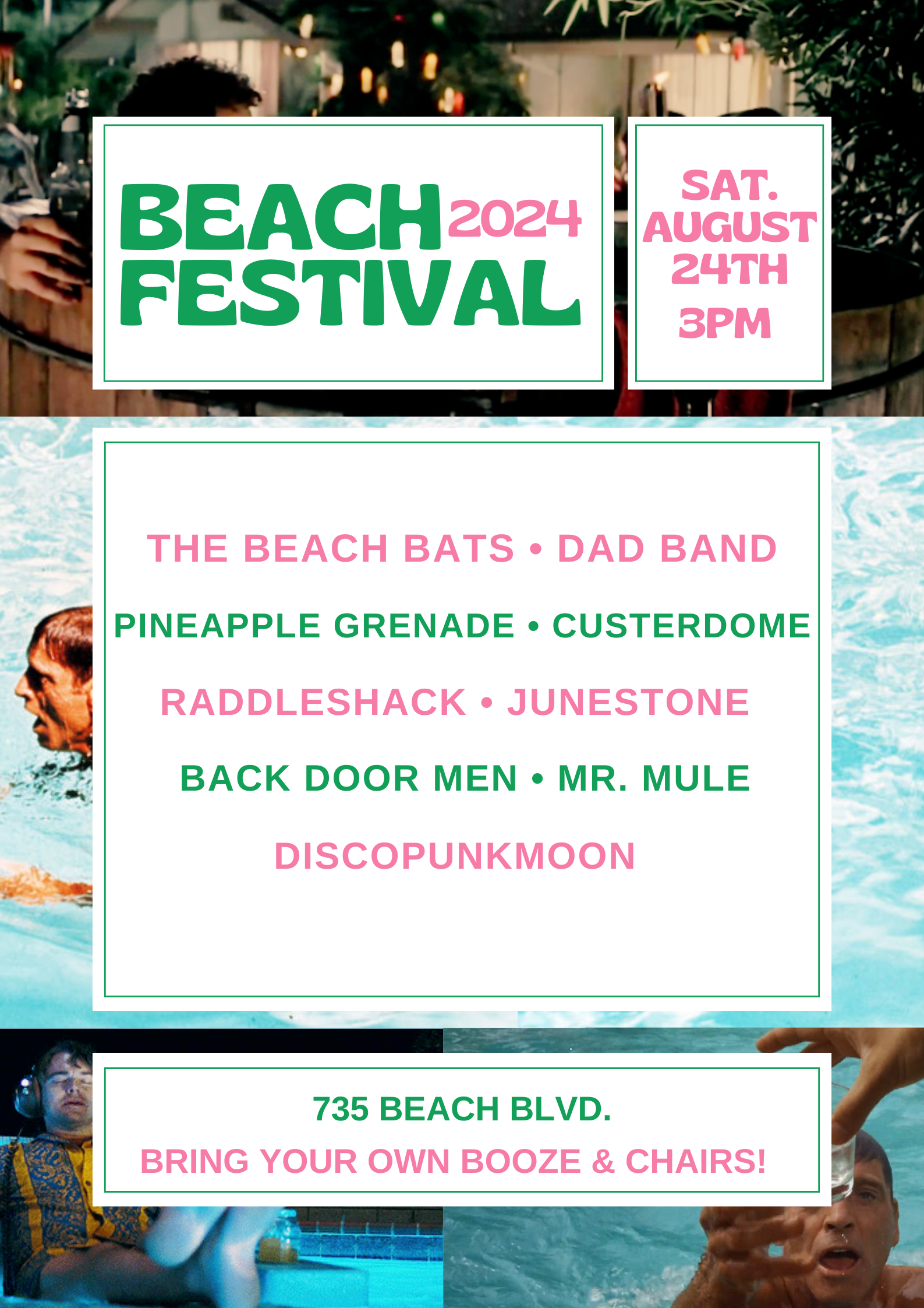 Beach Festival 2024 Poster for August 24, 20204